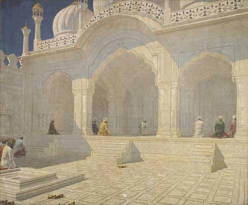 Vasily Vereshchagin Pearl Mosque Sweden oil painting art